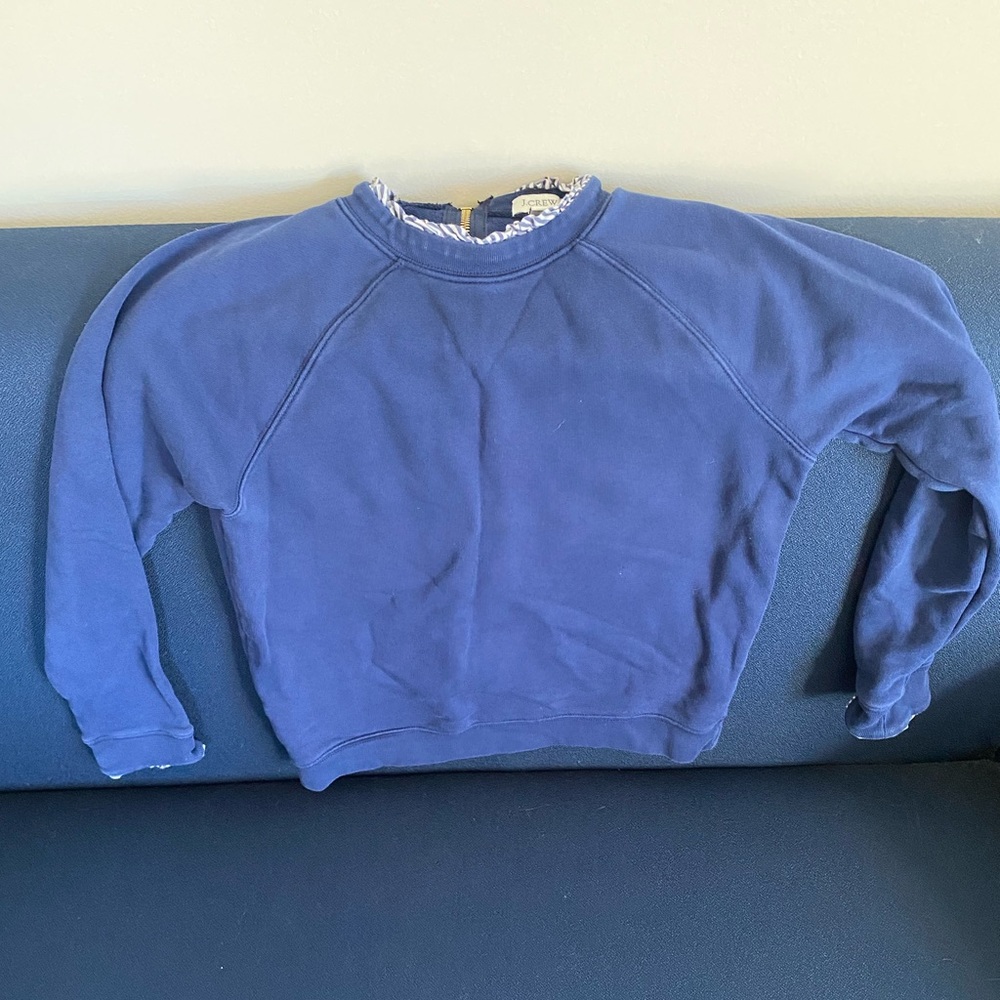Ruffle detail J. Crew Factory Sweatshirt